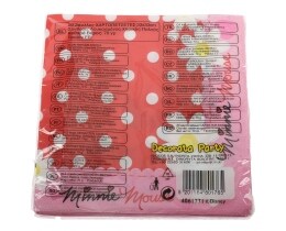 - | ΧΑΡΤΟΠΕΤΣΕΤΕΣ DISNEY MINNIE DAISIES 33 X 33 CM 20 ΤΕΜ