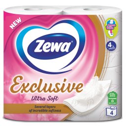 Χαρτί Υγείας Exclusive Ultra Soft 4 Φύλλα 4 Ρολά 456g