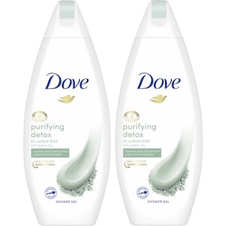 DOVE | Αφρόλουτρο Purifying Detox 500ml 1+1 Δώρο