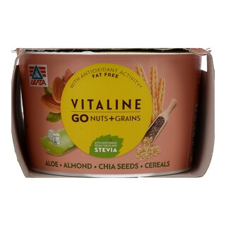 VITALINE | Επιδόρπιο Γιαουρτιού Go Nuts & Grains 2Χ180 gr