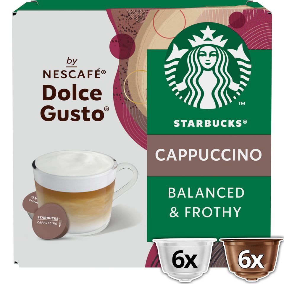 STARBUCKS Κάψουλες Καφέ Dolce Gusto Cappuccino 120g