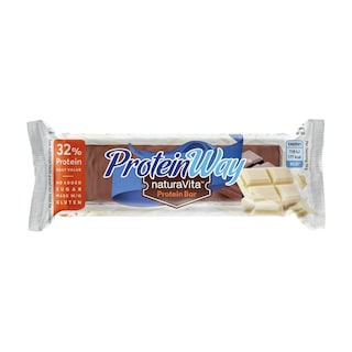 PROTEIN WAY | Μπάρα Πρωτείνης 32% Protein Way Λευκή Σοκολάτα 50g