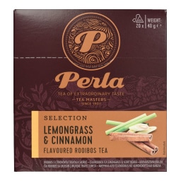 PERLA BEVERAGES | Τσάι Rooibos Λεμονόχορτο και Κανέλα 20x2g