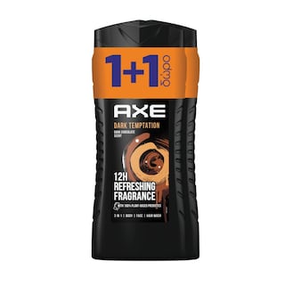AXE | Αφρόλουτρο Dark Temptation 400ml 1+1 Δώρο