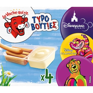 LA VACHE QUI RIT | Τυροβουτιές Τηγμένο Τυρί & Κριτσίνια 140g Promo