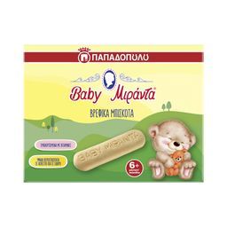 Βρεφικά Μπισκότα Μιράντα Baby 180g