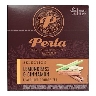 PERLA BEVERAGES | Τσάι Rooibos Λεμονόχορτο και Κανέλα 20x2g