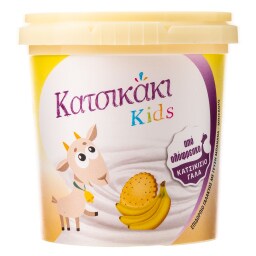ΤΡΙΚΚΗ | Επιδόρπιο Γάλακτος Κατσικάκι Kids Μπανάνα Μπισκότο 140g