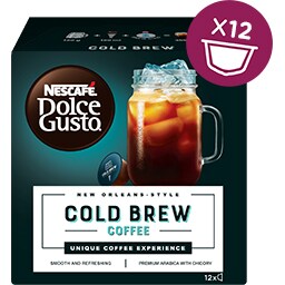 NESCAFE | DOLCE GUSTO | Κάψουλες Καφέ Dolce Gusto Cold Brew 12x9.7g