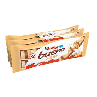 KINDER | Λευκή Σοκολάτα Bueno Φουντούκι 3x39g