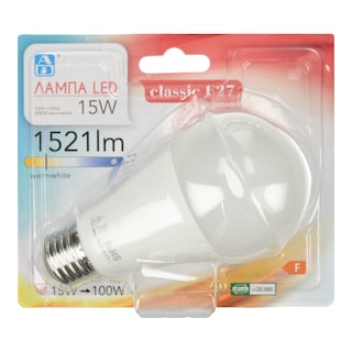 ΑΒ | Λάμπα Led E27 15W 1 Τεμάχιο