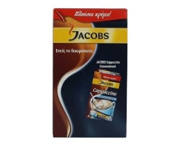 JACOBS | ΣΤΙΓΜΙΑΙΟΣ ΚΑΦΕΣ CAPPUCCINO STICKS 10 Χ 14,4 GR