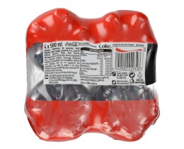 COCA COLA | Αναψυκτικό Cola Στέβια Φιάλη 4x500ml