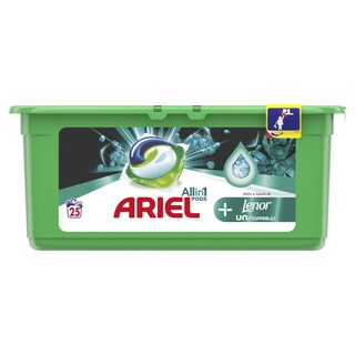 ARIEL | Kάψουλες Πλυντηρίου Ρούχων Allin1 Pods Unstoppables 25 Τεμάχια