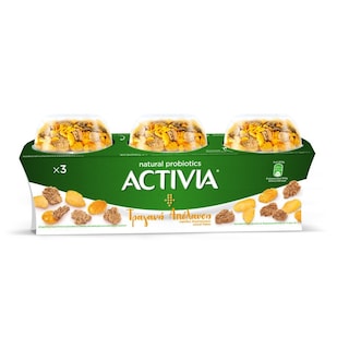 ACTIVIA | Επιδόρπιο Γιαουρτιού Τραγανή Απόλαυση 3x200g