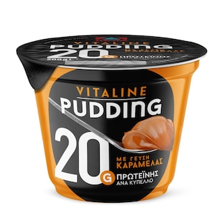 VITALINE | Επιδόρπιο Γάλακτος Πρωτείνης Πουτίγκα Καραμέλα 200g