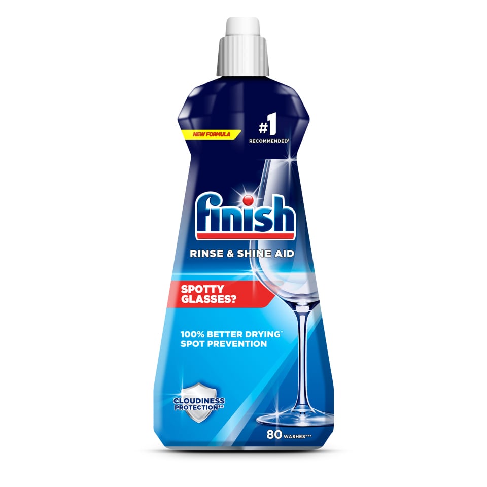 FINISH Υγρό Εκθαμβωτικό Πλυντηρίου Πιάτων Rinse Aid 400ml