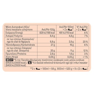 ΕΒΓΑ | Παγωτό Στρατσιατέλα 520g