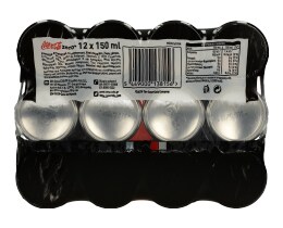 COCA COLA | ZERO | ΑΝΑΨΥΚΤΙΚΟ COLA ZERO KΟΥΤΙ 12 X 150 ML