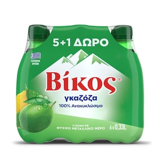 ΒΙΚΟΣ | ΒΙΚΟΣ ΓΚΑΖΟΖΑ 6 X 330ML  6 X 330ML