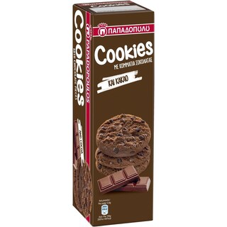 ΠΑΠΑΔΟΠΟΥΛΟΥ | CLASSIC COOKIES | Μπισκότα Κακάο Σοκολάτα 180g
