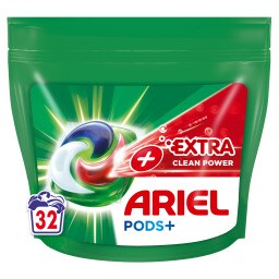 ARIEL | Kάψουλες Πλυντηρίου Ρούχων Allin1 Pods Extra Clean 32 Τεμάχια