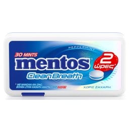 Καραμέλες Clean Breath Μέντα 21g