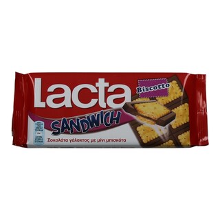 LACTA | ΣΟΚΟΛΑΤΑ ΓΑΛΑΚΤΟΣ ΜΕ ΜΠΙΣΚΟΤΟ 87 GR