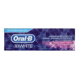 ORAL B | Οδοντόκρεμα 3D White Vitalizing Fresh 75ml