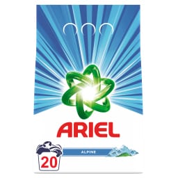 ARIEL | Σκόνη Πλυντηρίου Ρούχων Alpine 20 Μεζούρες
