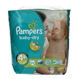 PAMPERS | BABY DRY | ΠΑΝΕΣ ΜΩΡΟΥ MAXI PLUS No 4+ 22 ΤΕΜ