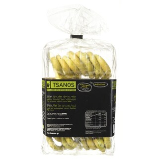 ΤΣΑΝΟΣ | Κουλούρια Αλμυρά Σπανάκι Χωρίς Ζάχαρη 200g