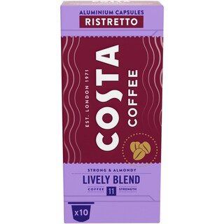 COSTA | Κάψουλες Καφέ Lively Blend Ristretto 10x5.7g