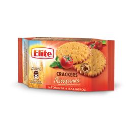 ELITE | ΚΡΑΚΕΡΣ ΜΕΣΟΓΕΙΑΚΑ ΜΕ ΝΤΟΜΑΤΑ ΚΑΙ ΒΑΣΙΛΙΚΟ 105 GR