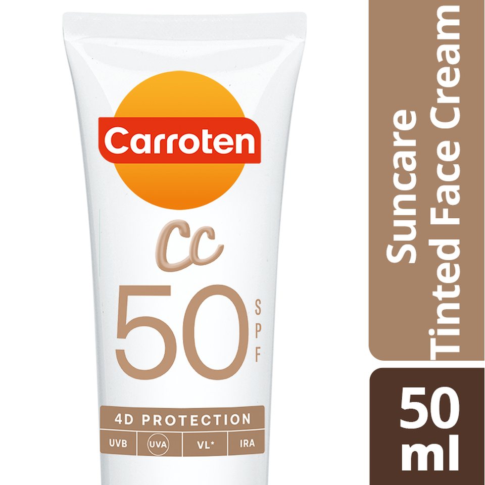 Αντηλιακό Προσώπου Κρέμα CC με Χρώμα SPF50 50ml