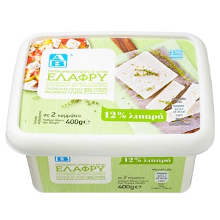 ΑΒ | AB WHITE CHEESE LIGHT IN BRINE 400GR
