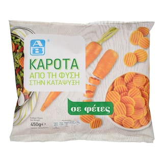 ΑΒ | Καρότα Φέτες Κατεψυγμένα 450gr