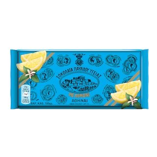ΠΑΥΛΙΔΗΣ | CHOCOLATE ΥΓΕΙΑΣ ΜΕ ΚΟΜΜΑΤΑΚΙΑ ΛΕΜΟΝΙ 100 GR