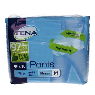 TENA | PANTS | ΠΑΝΕΣ ΑΚΡΑΤΕΙΑΣ PLUS MEDIUM ECONOMY 16 ΤΕΜ