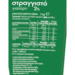 ΟΛΥΜΠΟΣ | Γιαούρτι Στραγγιστό 2% 1kg