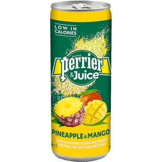 PERRIER | ΑΝΘΡΑΚΟΥΧΟ ΝΕΡΟ ΜΕ JUICE ΑΝΑΝΑ ΚΑΙ ΜΑΝΓΚΟ 250 ML