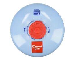CORAL GAS | Φιαλίδιο Βουτανίου Βιδωτό Γη Μπλε 500g 1 Τεμάχιο
