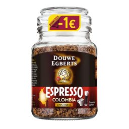 DOUWE EGBERTS | Στιγμιαίος Καφές Espresso Colombia 95g Έκπτωση 1Ε