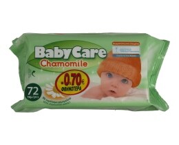BABY CARE | ΜΩΡΟΜΑΝΤΗΛΑ ΑΝΤΑΛΛΑΚΤΙΚΟ 72 ΤΕΜ