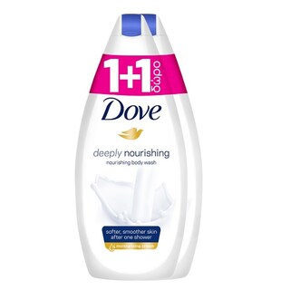 DOVE | Αφρόλουτρο Deeply Nourishing 750ml 1+1 Δώρο