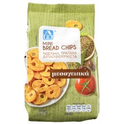 Mini Bread Chips Μεσογειακά 250g