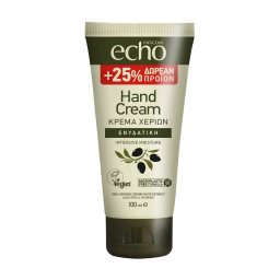 ECHO | Κρέμα Χεριών Εκχύλισμα Ελιάς Αλόη & Βιταμίνη Ε 75ml+25ml Δώρο