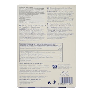 JULES DESTROOPER | JDS DELICES COCOA CHO  60G