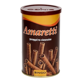 AMARETTI | Πουράκια Γκοφρέτα Κρέμα Κακάο 110gr