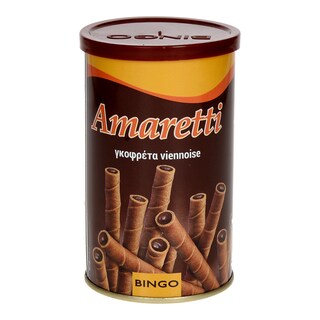 AMARETTI | Πουράκια Γκοφρέτα Κρέμα Κακάο 110gr